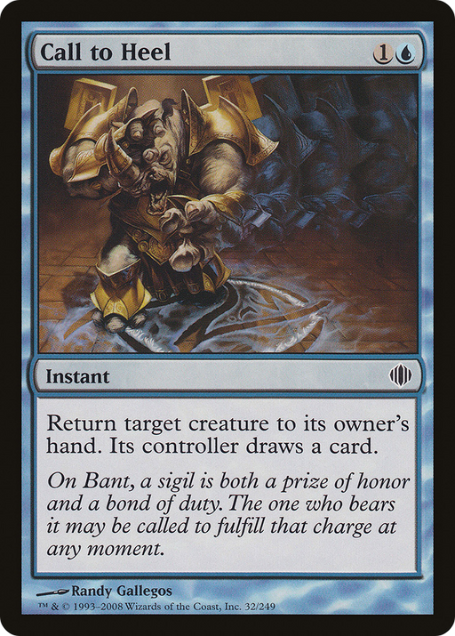 Call to Heel (ALA-032) [Shards of Alara] Foil MTG Single Wizards of the Coast