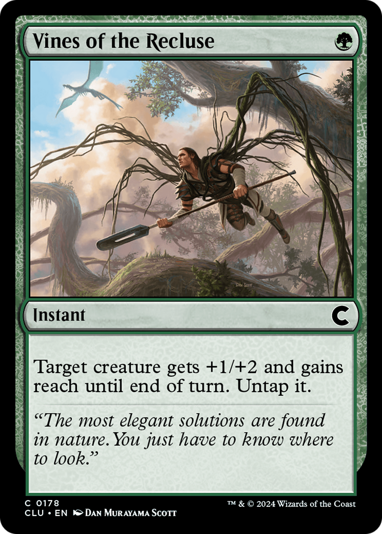 Vines of the Recluse (CLU-178) [Ravnica: Clue Edition] MTG Single Wizards of the Coast