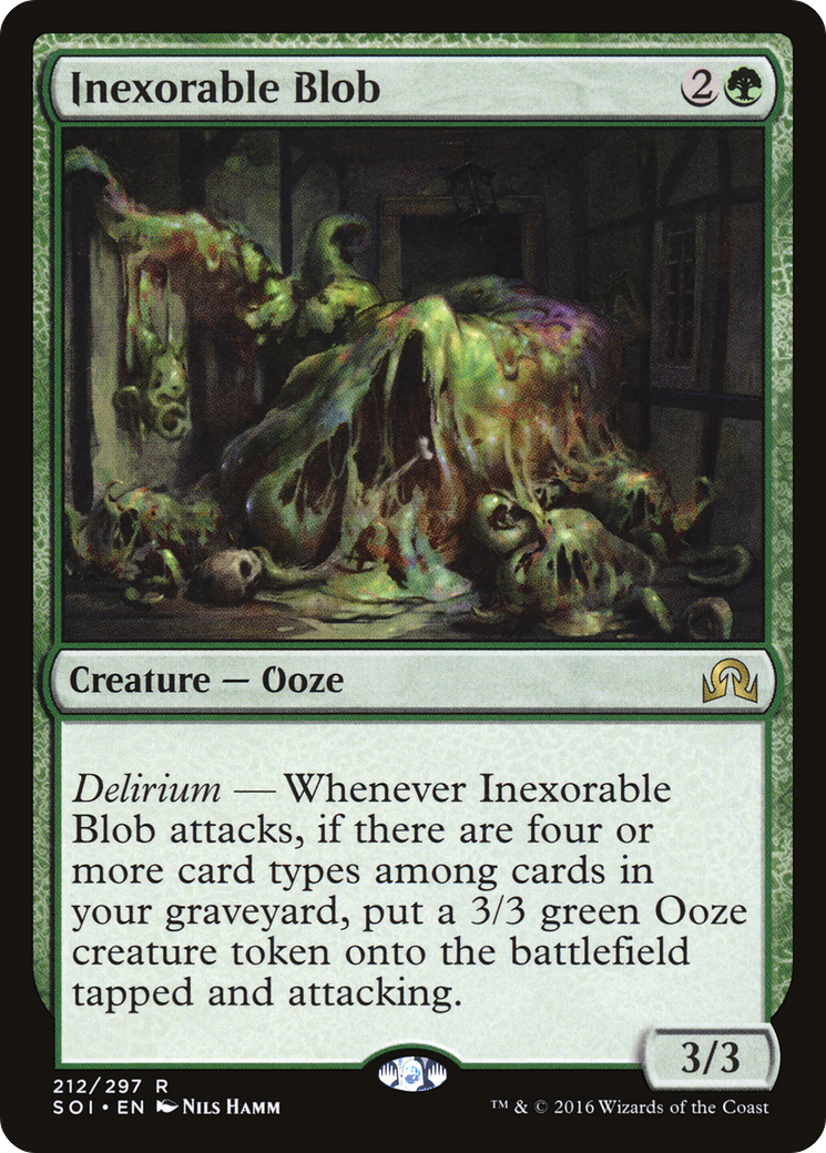 Inexorable Blob (SOI-212) [Shadows over Innistrad] Foil MTG Single Wizards of the Coast