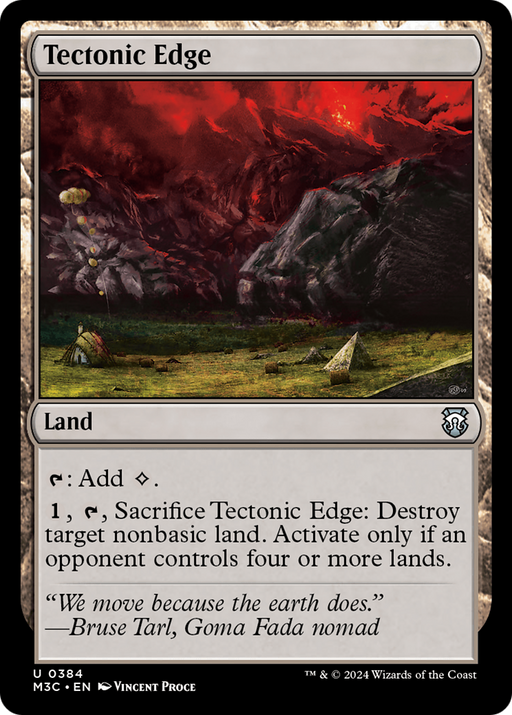 Tectonic Edge (M3C-384) [Modern Horizons 3 Commander] MTG Single Wizards of the Coast