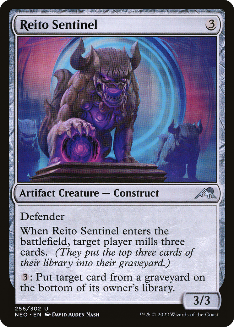 Reito Sentinel (NEO-256) [Kamigawa: Neon Dynasty] MTG Single Wizards of the Coast