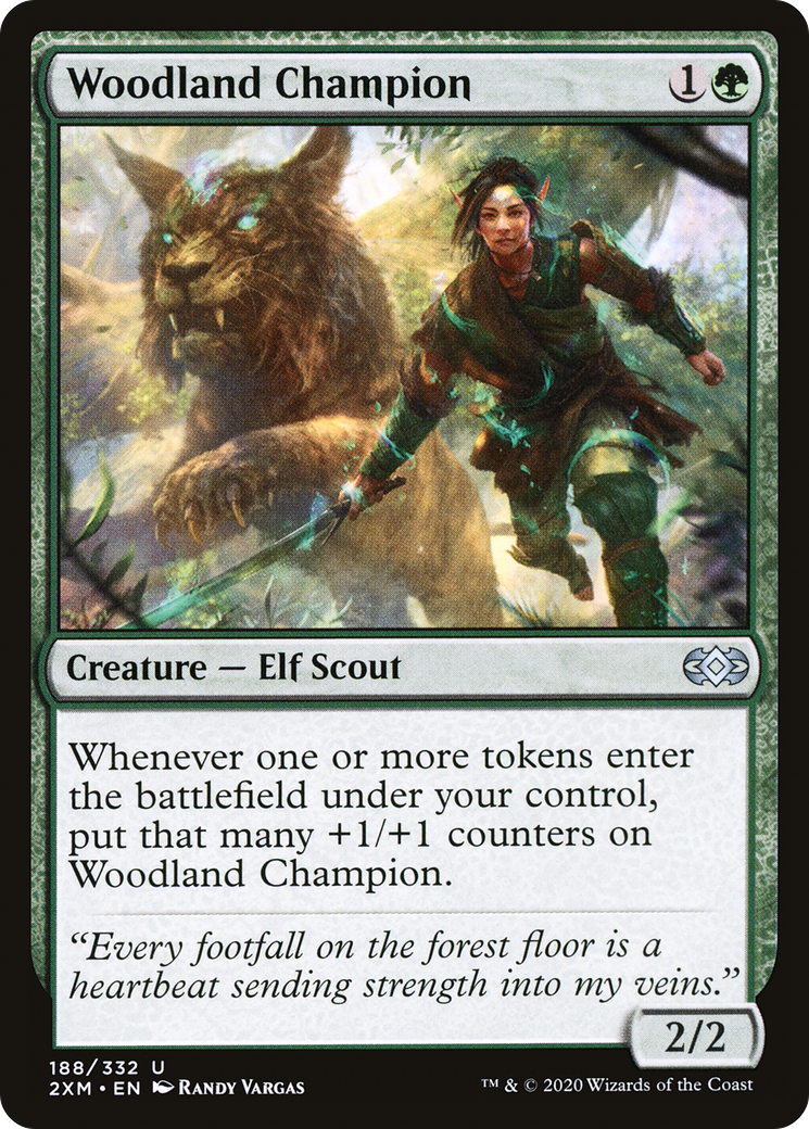 Woodland Champion (2XM-188) [Double Masters] MTG Single Wizards of the Coast