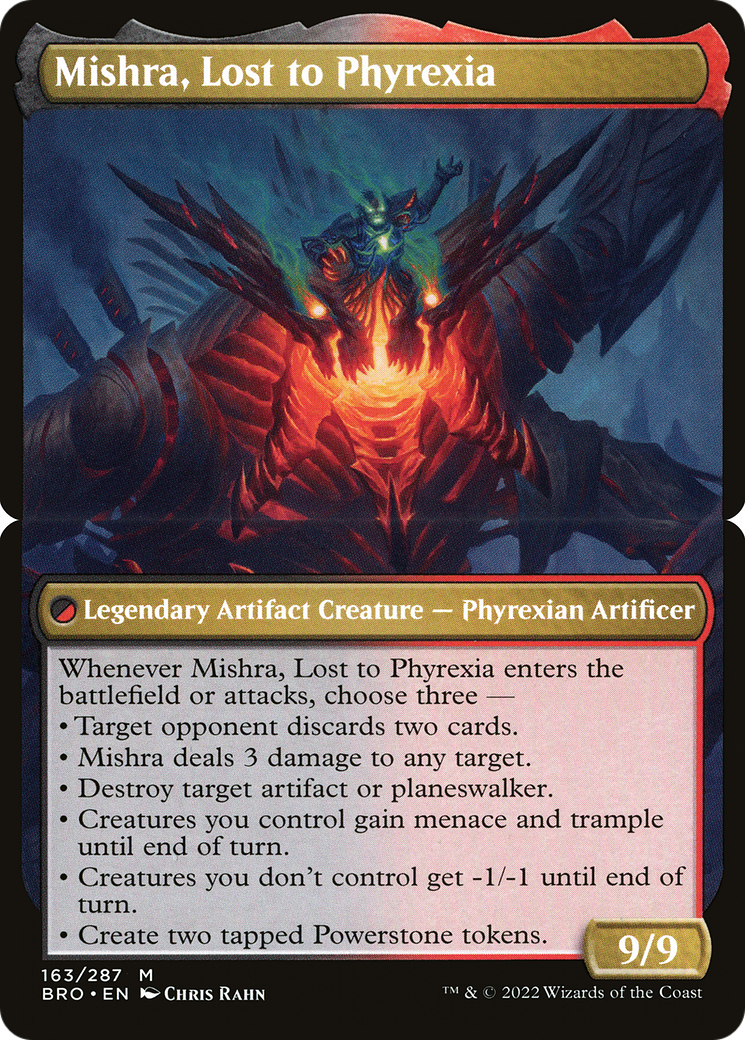 Mishra, Lost to Phyrexia (BRO-163B) [The Brothers' War] Foil MTG Single Wizards of the Coast