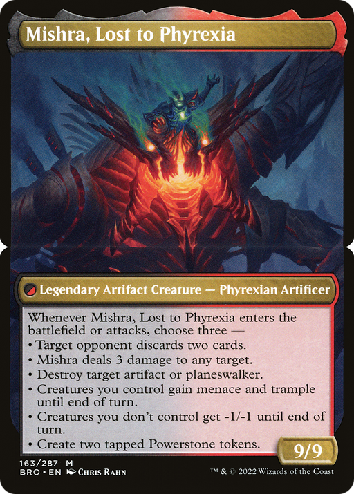 Mishra, Lost to Phyrexia (BRO-163B) [The Brothers' War] Foil MTG Single Wizards of the Coast