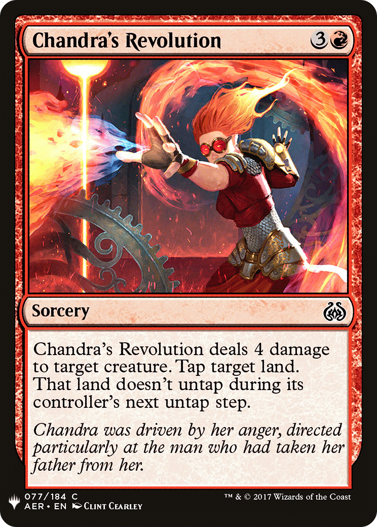 Chandra's Revolution (LIST-AER-77) [Mystery Booster] The List MTG Single Wizards of the Coast