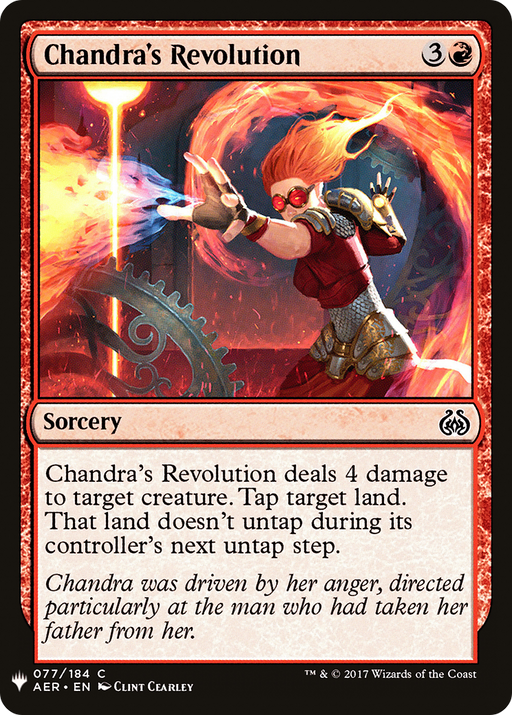 Chandra's Revolution (LIST-AER-77) [Mystery Booster] The List MTG Single Wizards of the Coast