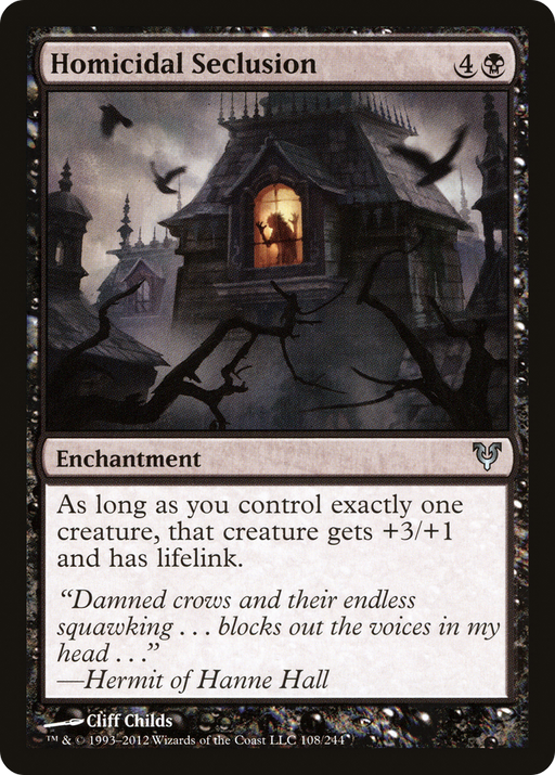 Homicidal Seclusion (AVR-108) [Avacyn Restored] MTG Single Wizards of the Coast