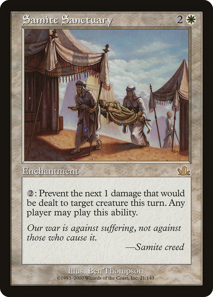 Samite Sanctuary [Prophecy] MTG Single Magic: The Gathering