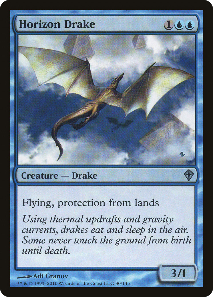 Horizon Drake (WWK-030) [Worldwake] Foil MTG Single Wizards of the Coast
