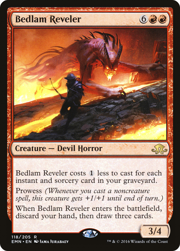 Bedlam Reveler (EMN-118) [Eldritch Moon] Foil MTG Single Wizards of the Coast