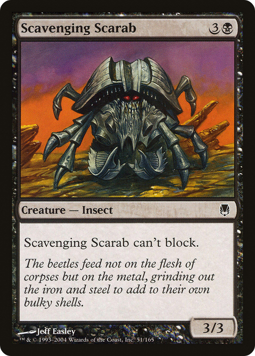 Scavenging Scarab (DST-051) [Darksteel] MTG Single Wizards of the Coast