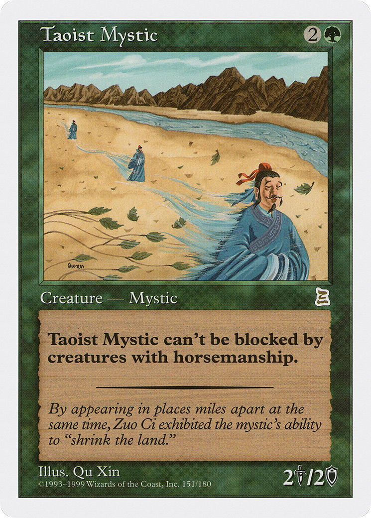 Taoist Mystic (PTK-151) [Oldschool] Portal Three Kingdoms MTG Single Wizards of the Coast