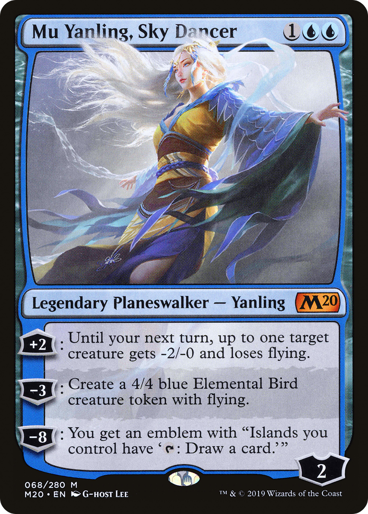 Mu Yanling, Sky Dancer (M20-068) [Core Set 2020] MTG Single Wizards of the Coast