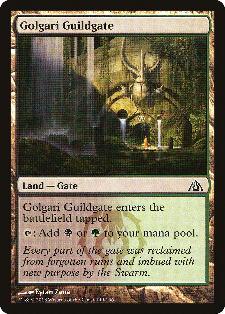 Golgari Guildgate (DGM-149) [Dragon's Maze] Foil MTG Single Wizards of the Coast