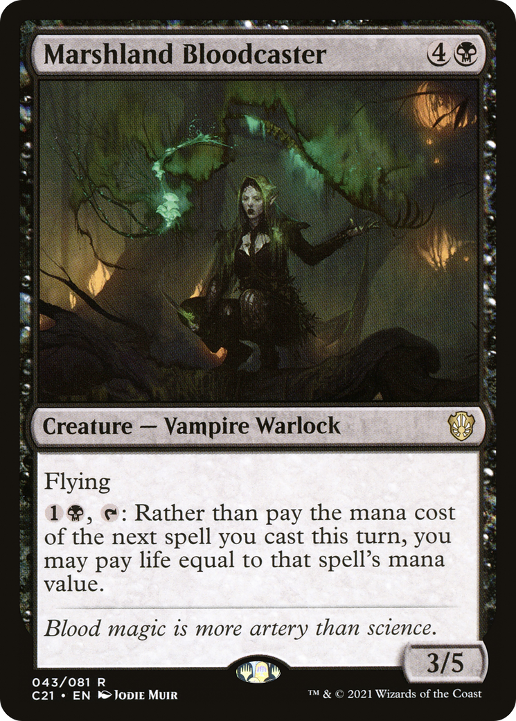 Marshland Bloodcaster (C21-043) [Commander 2021] MTG Single Wizards of the Coast