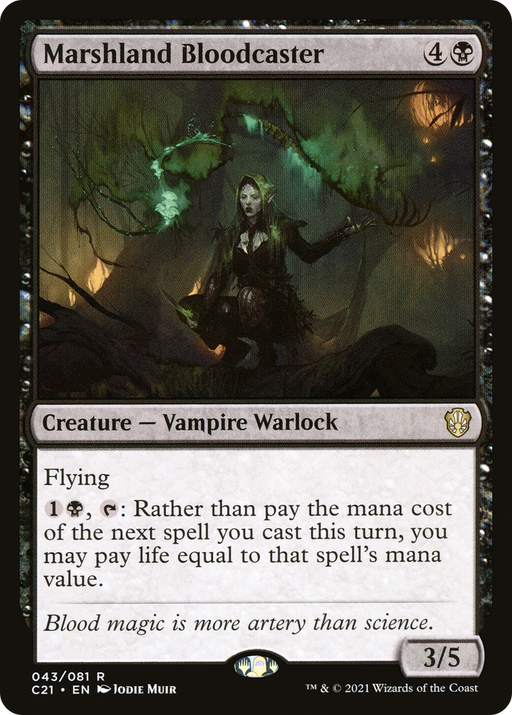 Marshland Bloodcaster (C21-043) [Commander 2021] MTG Single Wizards of the Coast