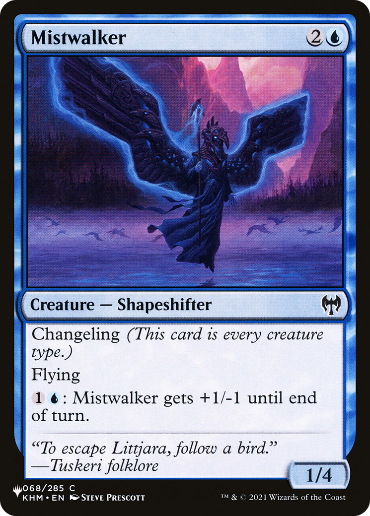 Mistwalker (LIST-KHM-68) [Mystery Booster] The List MTG Single Wizards of the Coast