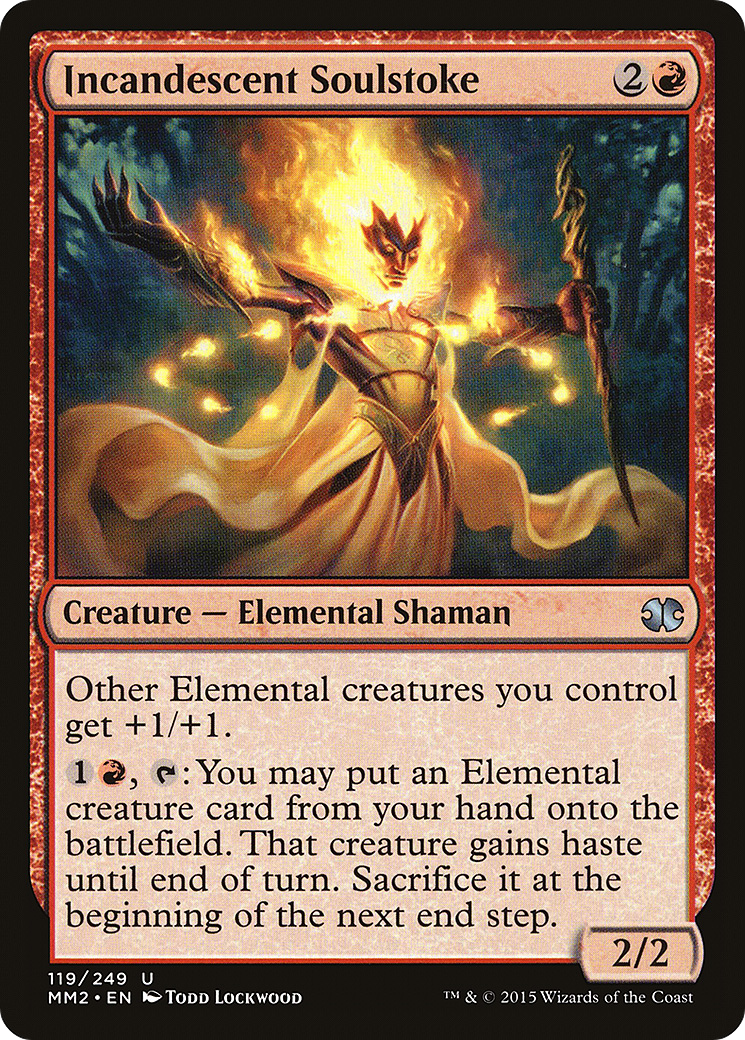 Incandescent Soulstoke (MM2-119) [Modern Masters 2015] Foil MTG Single Modern Masters 2015