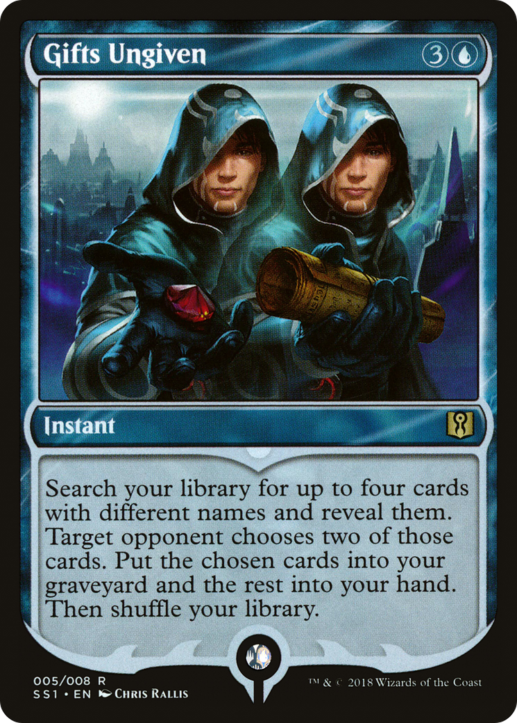 Gifts Ungiven (SS1-005) [Misc] Signature Spellbook: Jace Foil MTG Single Wizards of the Coast