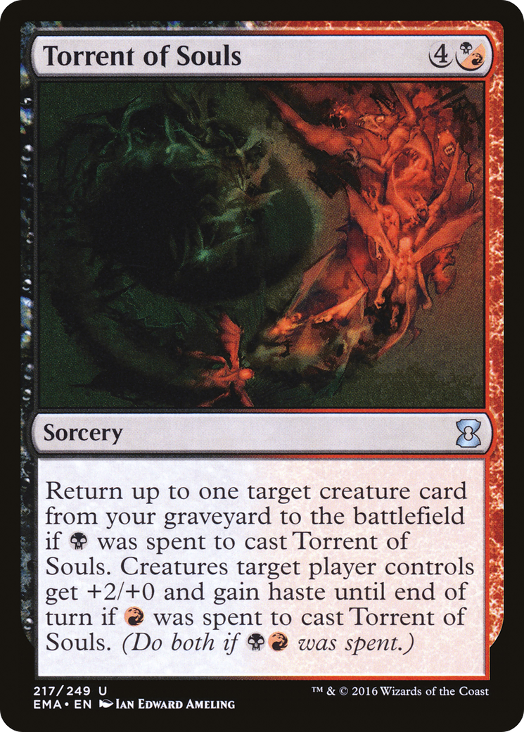 Torrent of Souls (EMA-217) [Eternal Masters] Foil MTG Single Wizards of the Coast