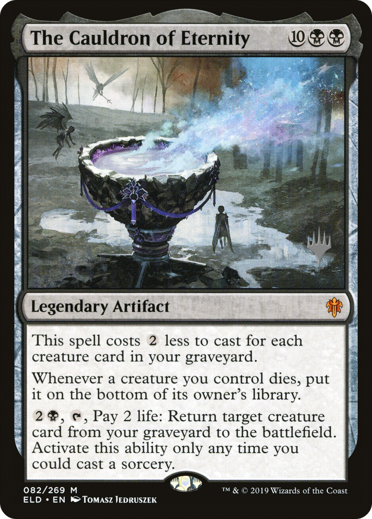 The Cauldron of Eternity (PPELD-082) [Throne of Eldraine Promos] Foil MTG Single Wizards of the Coast