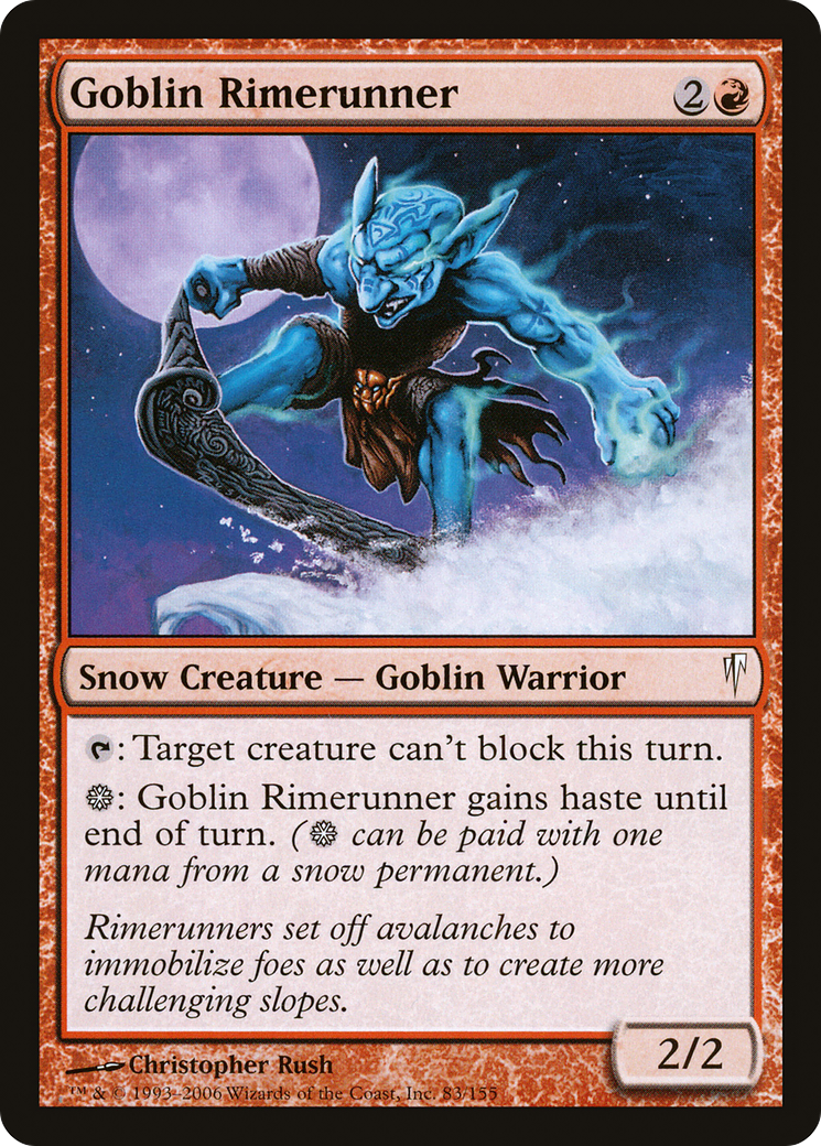 Goblin Rimerunner [Coldsnap] MTG Single Magic: The Gathering