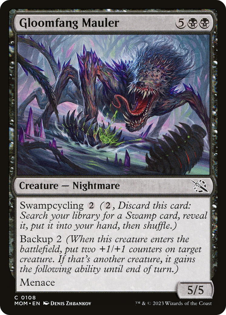Gloomfang Mauler (MOM-108) [March of the Machine] MTG Single Wizards of the Coast