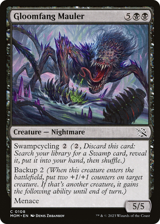 Gloomfang Mauler (MOM-108) [March of the Machine] Foil MTG Single Wizards of the Coast