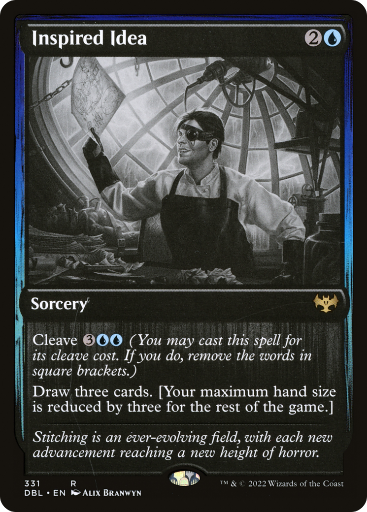 Inspired Idea (DBL-331) [Innistrad: Double Feature] Foil MTG Single Wizards of the Coast