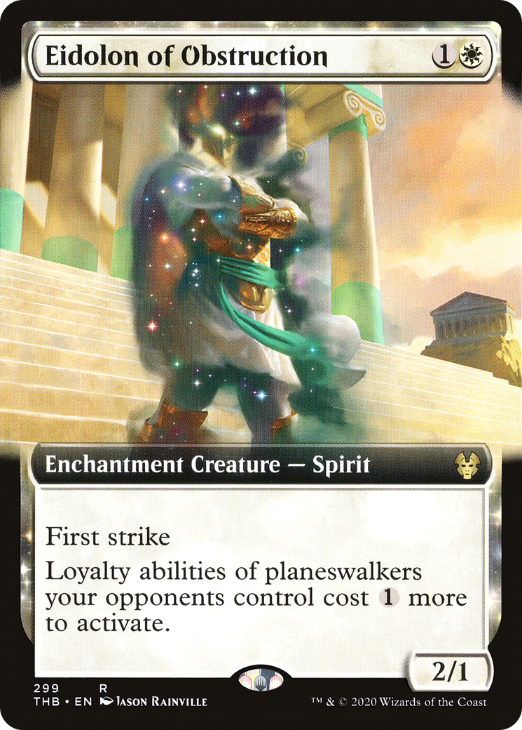 Eidolon of Obstruction (THB-299) [Theros Beyond Death] (Extended Art) MTG Single Wizards of the Coast