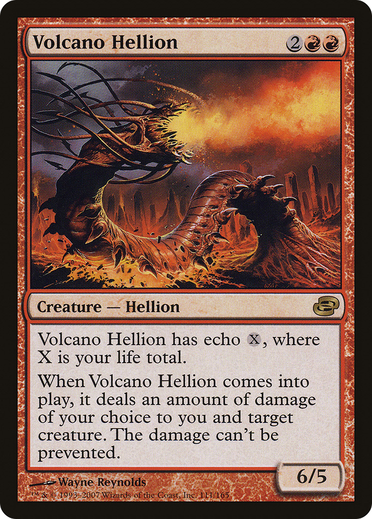 Volcano Hellion (PLC-111) [Planar Chaos] MTG Single Wizards of the Coast