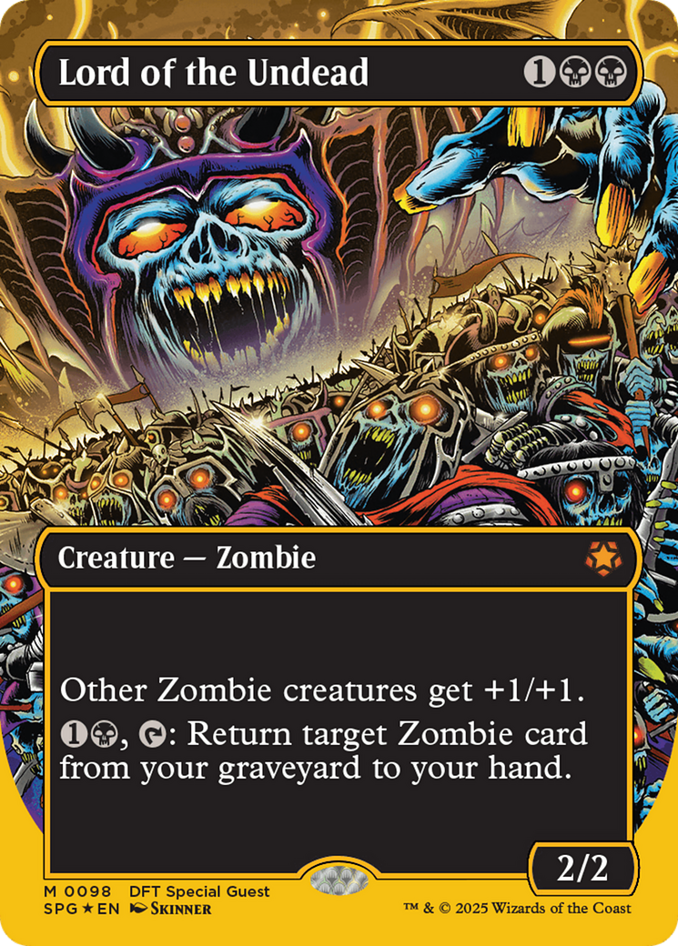 Lord of the Undead (SPG-098) [Special Guests] (Borderless) Foil MTG Single Wizards of the Coast
