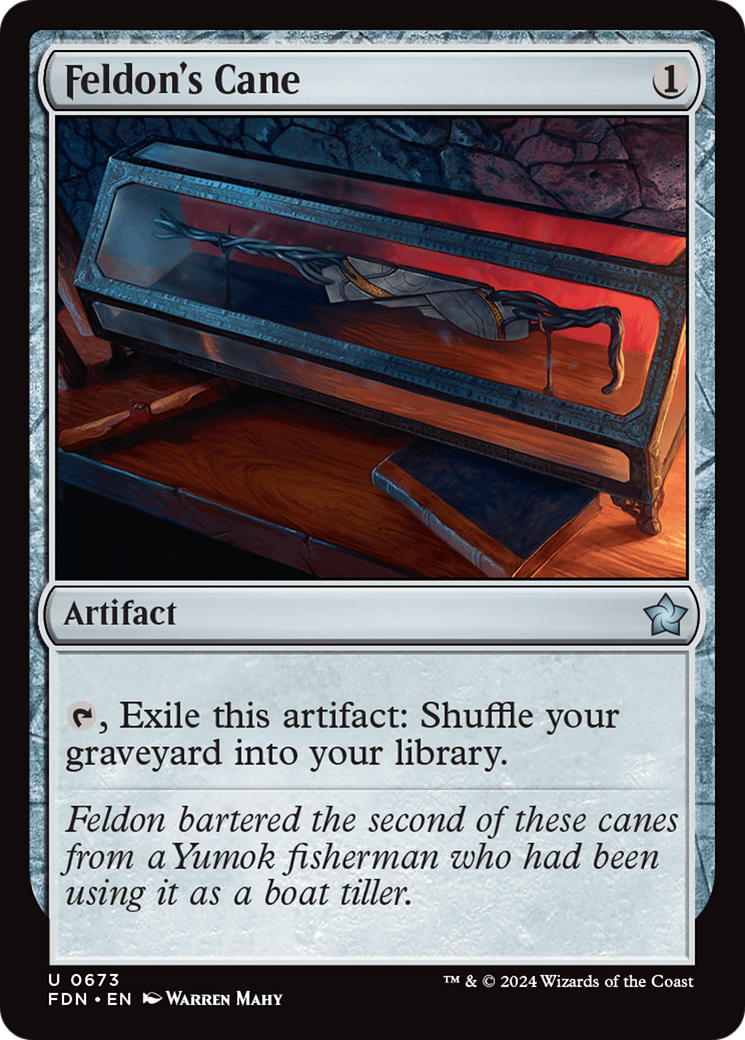 Feldon's Cane (FDN-673) [Foundations] MTG Single Wizards of the Coast