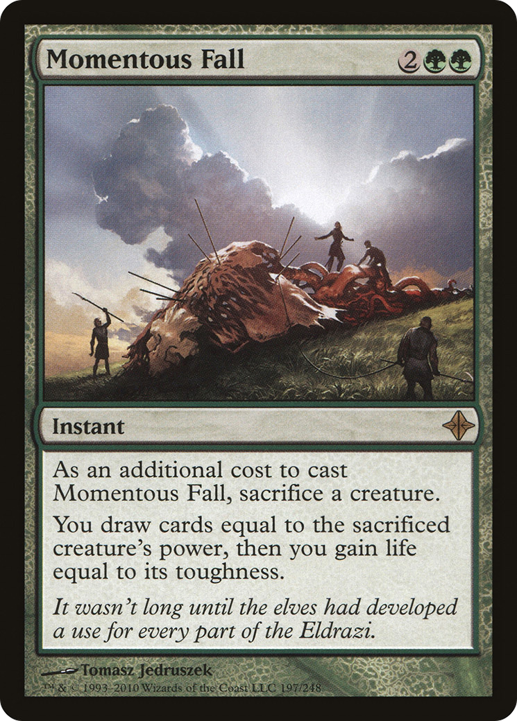 Momentous Fall (ROE-197) [Rise of the Eldrazi] MTG Single Wizards of the Coast