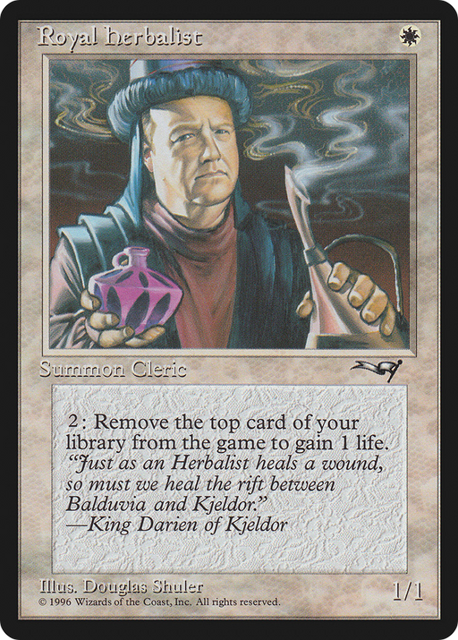 Royal Herbalist (ALL-15A) [Alliances] MTG Single Wizards of the Coast