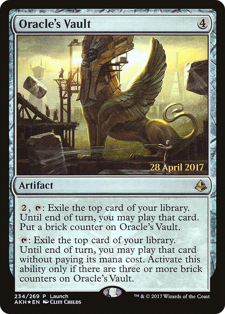 Oracle's Vault (Launch) [Amonkhet Promos] MTG Single Magic: The Gathering   