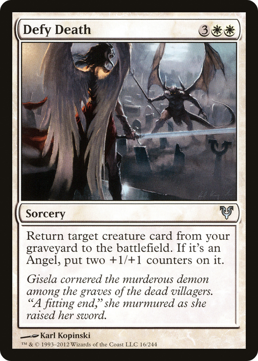 Defy Death (AVR-016) [Avacyn Restored] MTG Single Wizards of the Coast