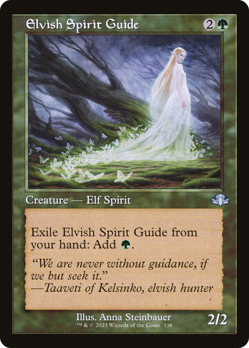 Elvish Spirit Guide (DMR-338) [Dominaria Remastered] Foil MTG Single Wizards of the Coast