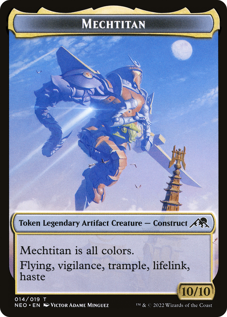 Mechtitan Token [Kamigawa: Neon Dynasty Tokens] MTG Single Magic: The Gathering