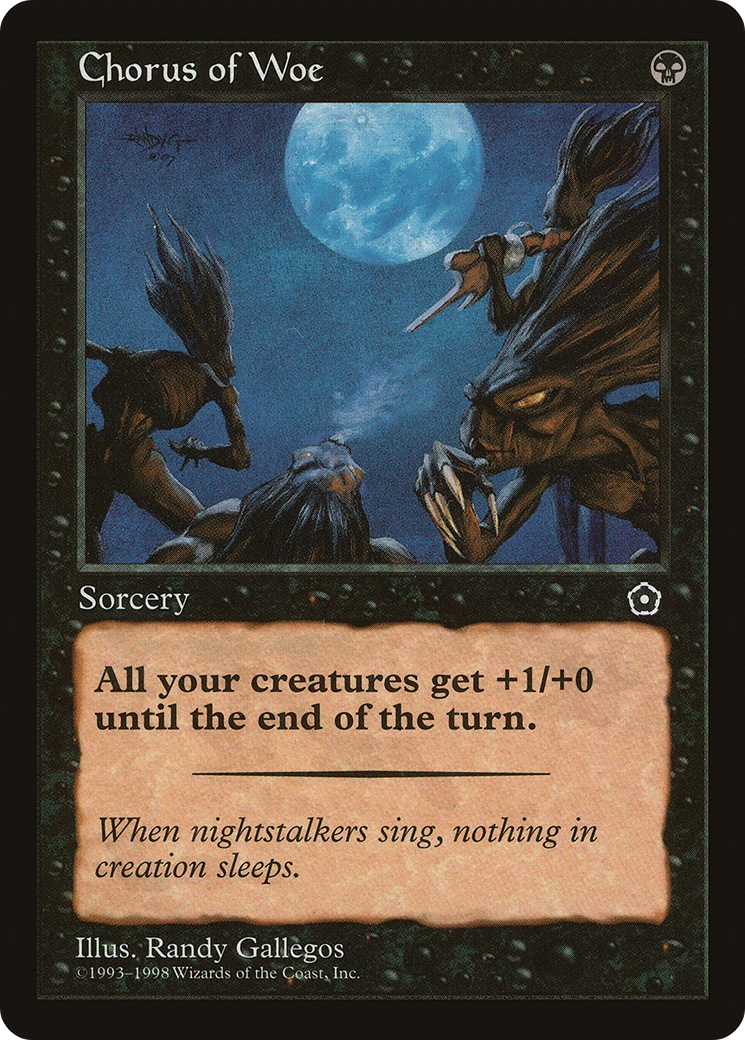 Chorus of Woe (P02-) [Misc] Portal Second Age MTG Single Wizards of the Coast