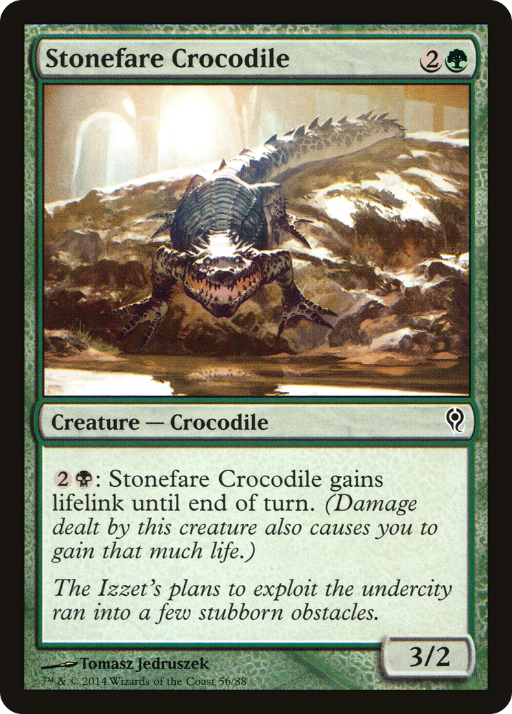Stonefare Crocodile (DDM-056) [Misc] Duel Decks: Jace vs. Vraska MTG Single Wizards of the Coast