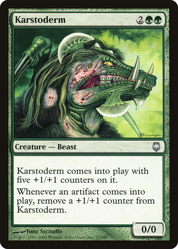 Karstoderm [Darksteel] MTG Single Magic: The Gathering