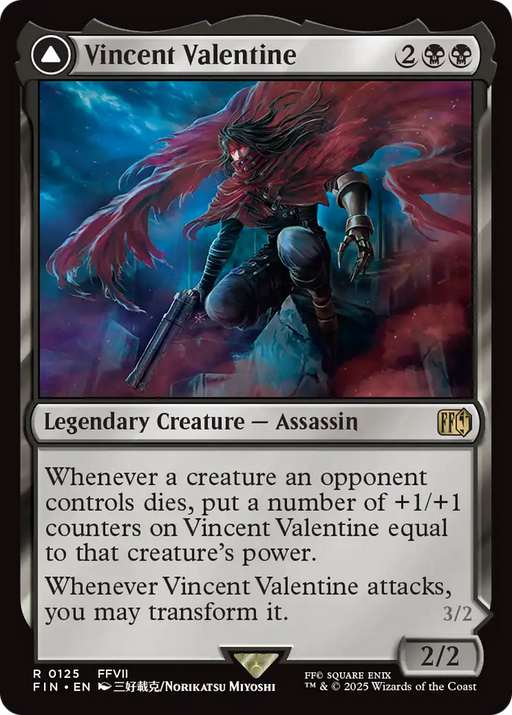 Vincent Valentine // Galian Beast (FIN-125) [FINAL FANTASY] Foil MTG Single Wizards of the Coast