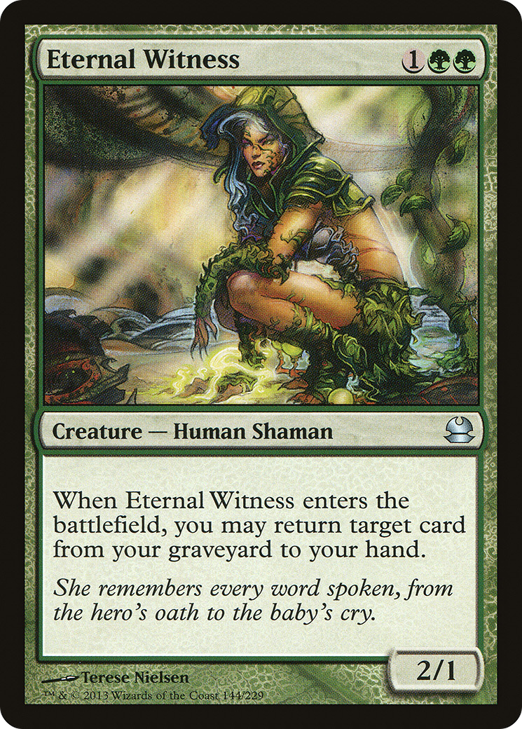 Eternal Witness (MMA-144) [Modern Masters] Foil MTG Single Wizards of the Coast