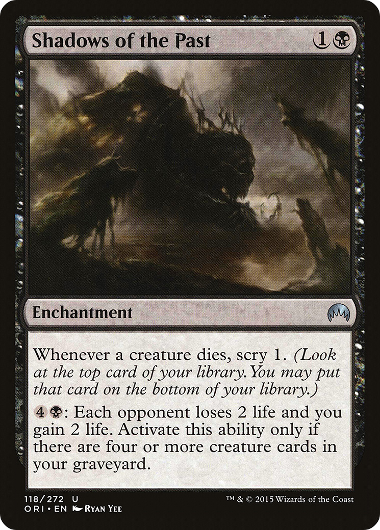 Shadows of the Past (ORI-118) [Magic Origins] Foil MTG Single Wizards of the Coast