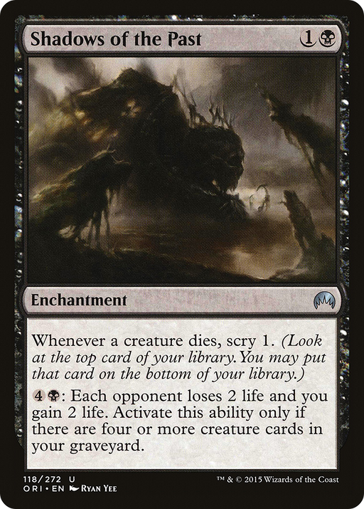 Shadows of the Past (ORI-118) [Magic Origins] MTG Single Wizards of the Coast