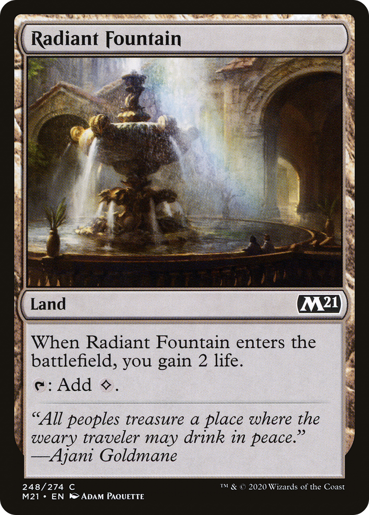 Radiant Fountain (M21-248) [Core Set 2021] MTG Single Wizards of the Coast