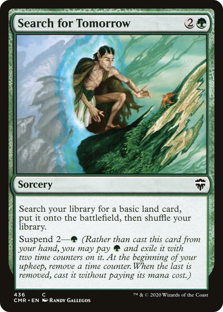 Search for Tomorrow (CMR-436) [Commander Legends] MTG Single Wizards of the Coast