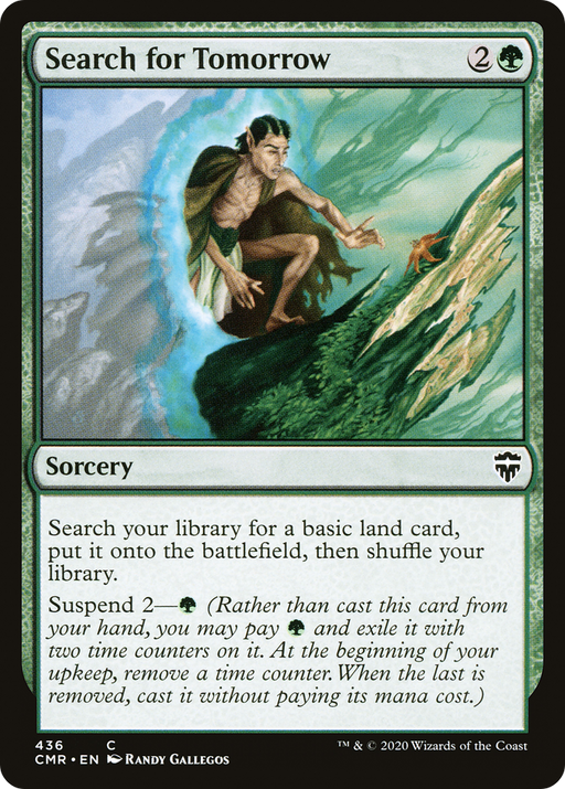 Search for Tomorrow (CMR-436) [Commander Legends] MTG Single Wizards of the Coast