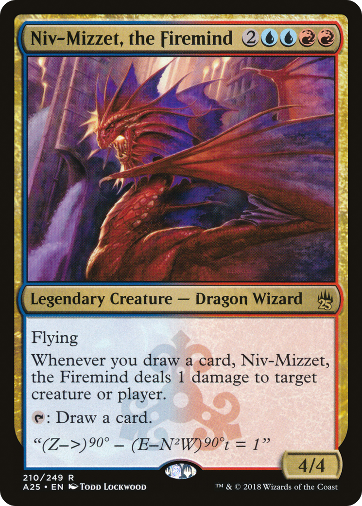 Niv-Mizzet, the Firemind (A25-210) [Masters 25] Foil MTG Single Wizards of the Coast
